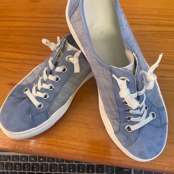 Paul Green Hartley Blue Denim/Suede (extra lightweight) | US 6 | UK Size 3.5 - Picture 1 of 8